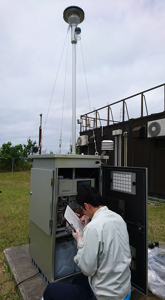 Research for Wet Deposition at Niigata-Maki Acid Deposition Monitoring Station