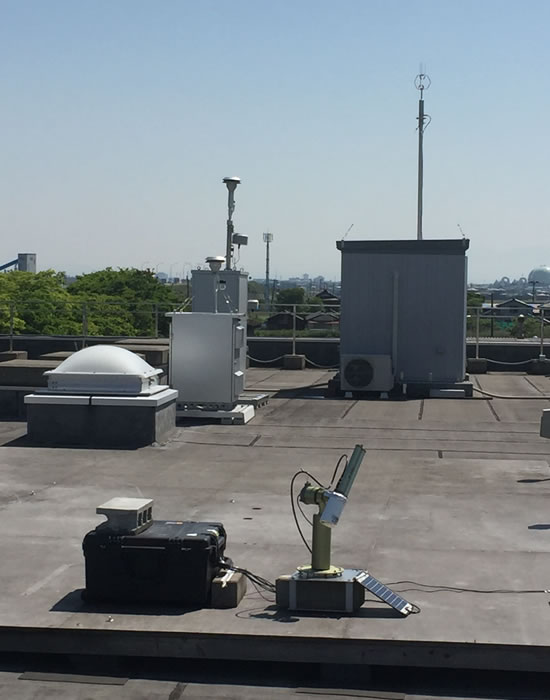 Monitoring Equipment on the roof of ACAP